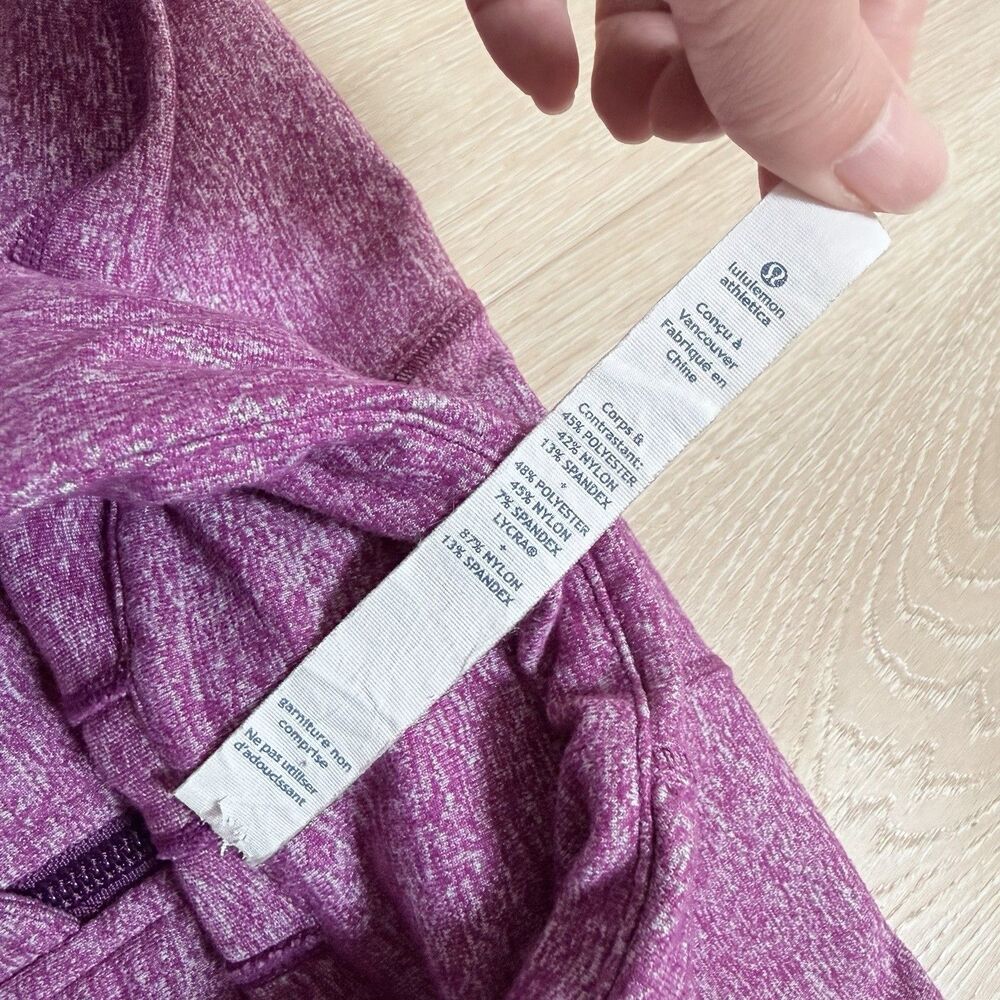 Lululemon RARE Peplum Pleated Riding Jacket in Heathered Ultra Violet Size 10 - Picture 4 of 16